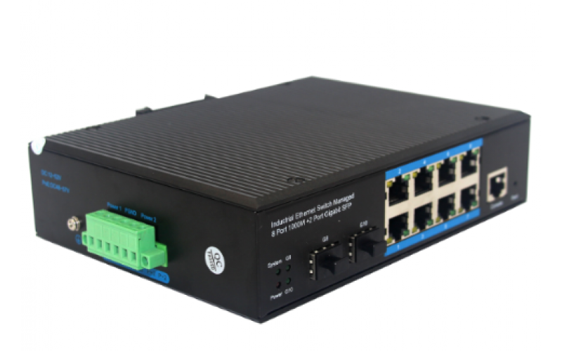 千兆2光8電管理型工業(yè)級(jí)POE交換機(jī) BL168GMP-SFP