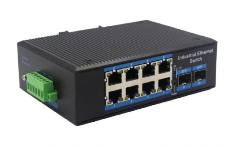 千兆2光8電工業(yè)以太網(wǎng)交換機(jī) BL168GP-SFP