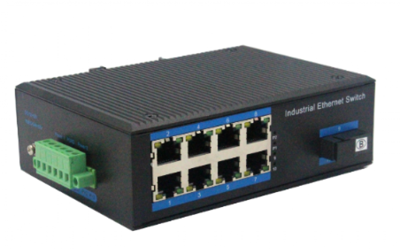 千兆1光8電工業(yè)級以太網(wǎng)POE交換機(jī) BL166GP