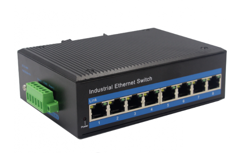 百兆8電口工業(yè)級(jí)以太網(wǎng)POE交換機(jī) BL161P