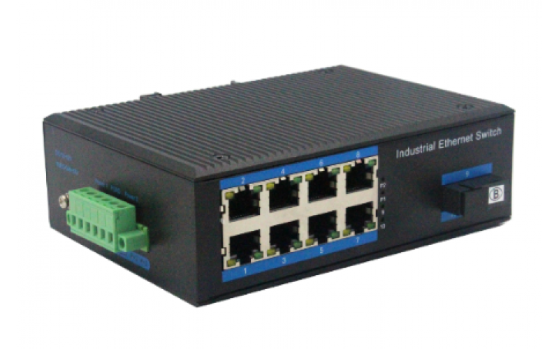 千兆1光8電工業(yè)級以太網(wǎng)交換機 BL166G